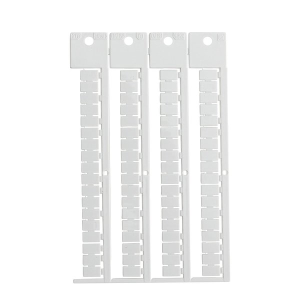 Brady Terminal Block Tag Polycarbonate 10.00 mm H x 6.00 mm W Box of 1008 Pieces, 1008PK SA4460
